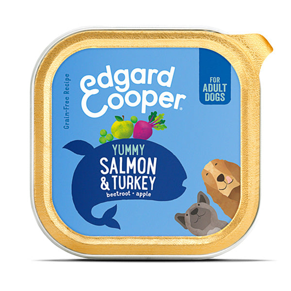 Edgard & Cooper Zalm & Kalkoen kuipje 150gr