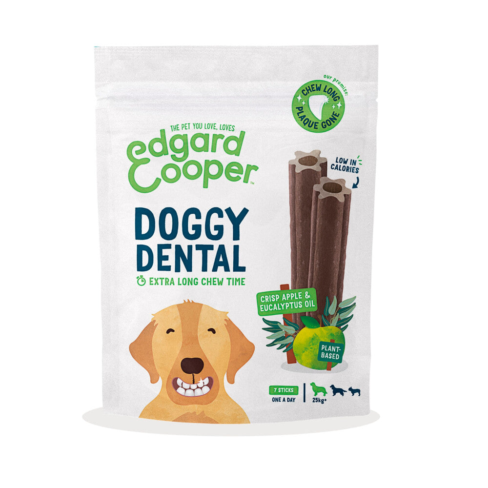 Edgard & Cooper Doggy Dental Sticks Appel - Eucalyptusolie